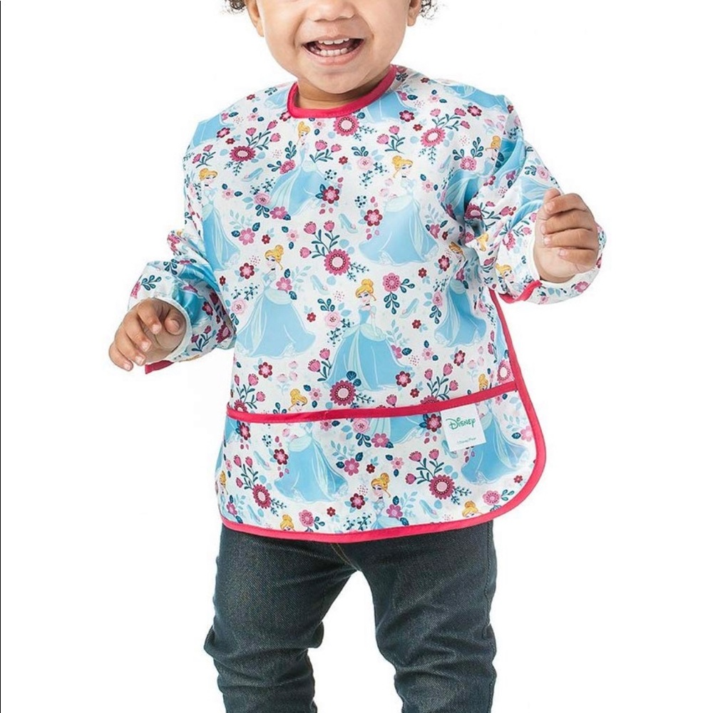 Waterproof long sleeve princess bib